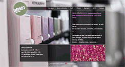Desktop Screenshot of impactcoiffure.com
